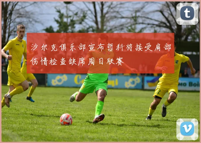 沙尔克俱乐部宣布哲科将接受肩部伤情检查缺席周日联赛